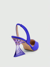 Women's Pointed Toe Hollowed-Out Crystal High Heel Pumps